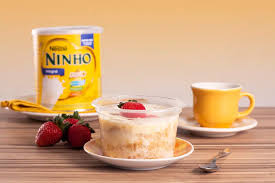 Bolo de pote de Ninho